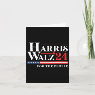 Tarjeta Harris Tim WAlzheimer Waltz Para El Pueblo 2024