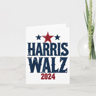 Tarjeta Harris W 2024 Elección Kamala Harris Tim Waltz 202