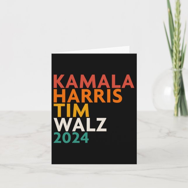 Tarjeta Harris Waltz 2024 (Anverso)