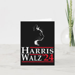 Tarjeta Harris Waltz 2024 Elecciones Kamala Harris Tim Wal