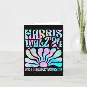 Tarjeta Harris Waltz 2024 Elecciones Kamala Harris Tim Wal