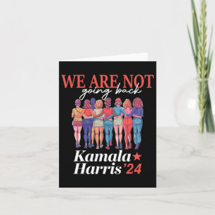 Tarjeta Harris Waltz 2024 No Regresaremos Kamala Har