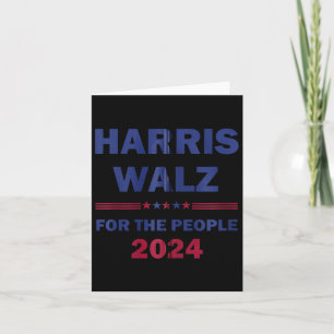 Tarjeta Harris Waltz 2024 Para El Pueblo Kamala Harris Tim