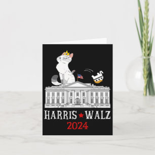 Tarjeta Harris Wheimer 2024 Elección Presidencial Gato Div