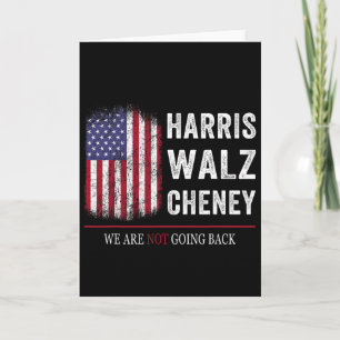 Tarjeta Harris Wheimer Cheney - Gracias Liz Republicano S