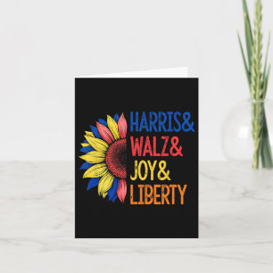 Tarjeta Harris Wheimer Joy Liberty - Harris Waltz 2024 Ret