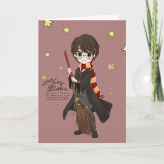 Tarjeta HARRY POTTER™ acuarela mágica