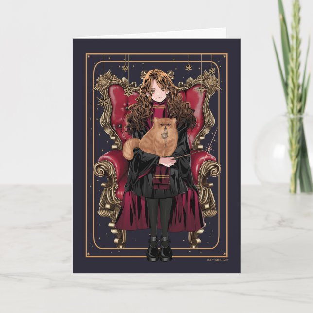 Tarjeta HARRY POTTER™ | Asiento de Anime Hermione Granger (Anverso)