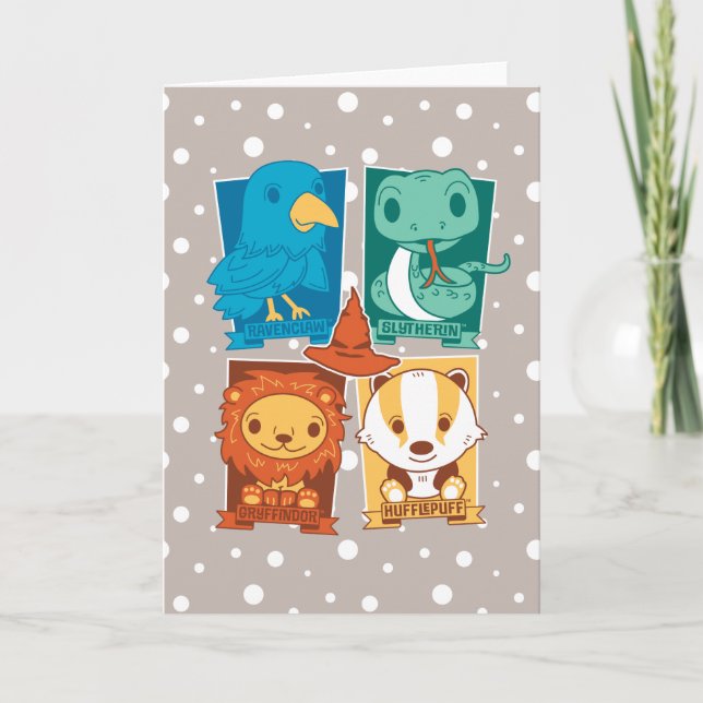 TARJETA HARRY POTTER™| CASAS PERSONALIZADOS HOGWARTS™ (Anverso)