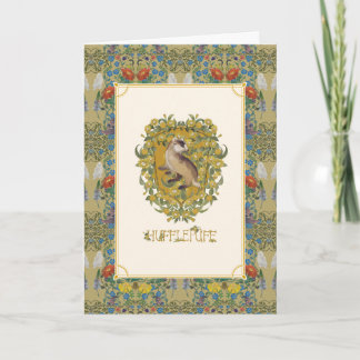TARJETA HARRY POTTER™ | ESCUDO DE HUFFLEPUFF™