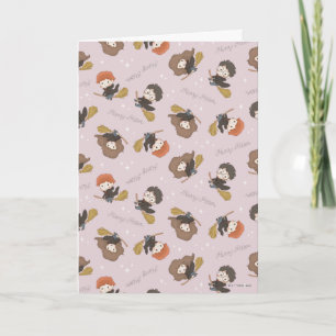 Tarjeta HARRY POTTER™, Hermione y Ron Flying Pattern