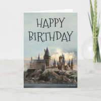 Harry Potter Hogwarts Castle Feliz cumpleaños