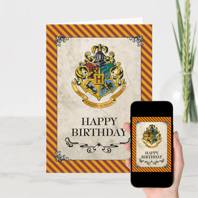  Tarjeta de Harry Potter de 5 años, tarjeta de feliz cumpleaños  de Harry Potter, tarjeta de cumpleaños de Harry Potter Age 5, tarjeta de  cumpleaños de 5º cumpleaños : Productos de Oficina