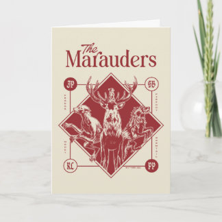 Tarjeta HARRY POTTER™ Los Merodeadores Gráfico de Animagus