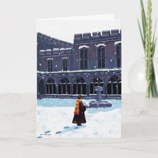Tarjeta HARRY POTTER™ y Hedwig en el patio HOGWARTS™
