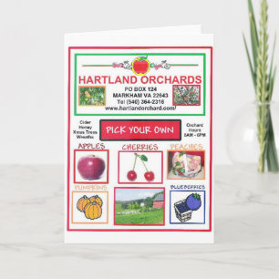 TARJETA HARTLAND ORCHARDS