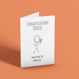 Tarjeta Has arrancado la campana de Chemo