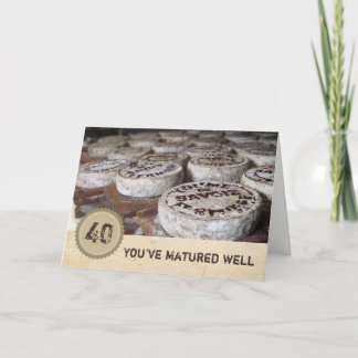 Tarjeta Has capturado bien el queso de 40 años
