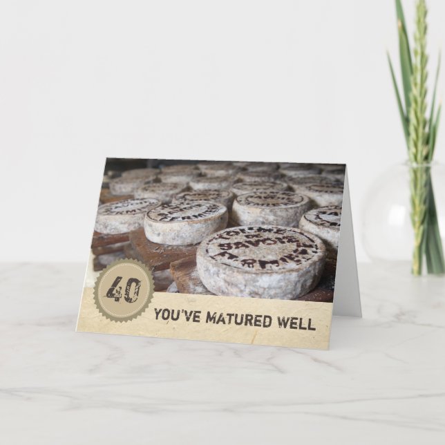 Tarjeta Has capturado bien el queso de 40 años (Anverso)