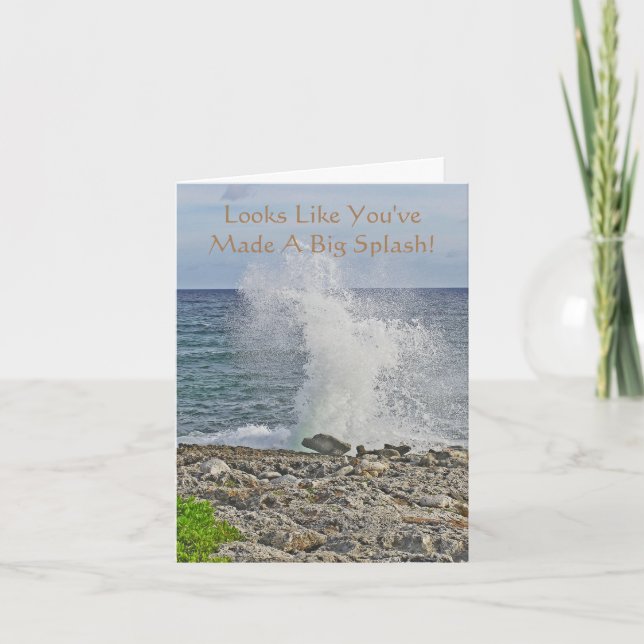 TARJETA "HAS HECHO UN GRAN ESPLÉNDIDO/FELICITACIONES/GRAN  (Anverso)