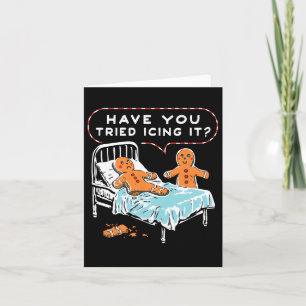 Tarjeta ¿Has Intentado Igarlo Navidades De Gingerbread Nur