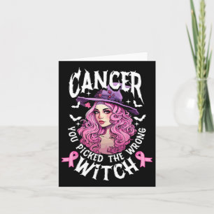 Tarjeta Has Recogido El Malo Cáncer De Mama De Halloween D