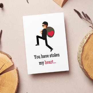 Tarjeta Has Robado Mi Confesión De Amor Cardíaco