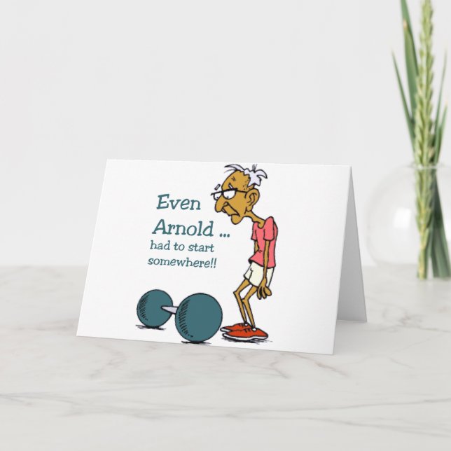 Tarjeta Hasta Arnold... (Anverso)