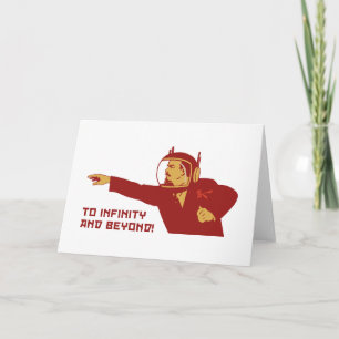 Tarjeta Hasta el infinito y más allá