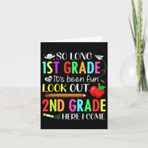 Tarjeta Hasta El Primer Grado 2 Aquí Llego El Primer Día