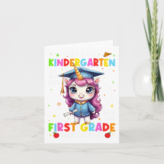 Tarjeta Hasta El Último Día Del Colegio Se Graduó En El Ja (Anverso)