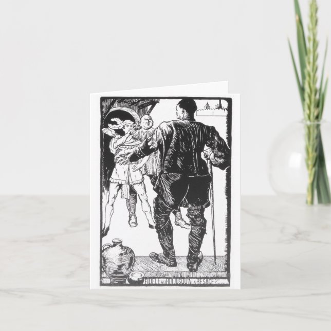 Tarjeta Hasta Eulenspiegel Notecard (Anverso)