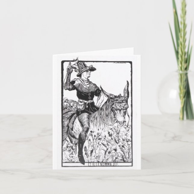 Tarjeta Hasta Eulenspiegel Notecard (Anverso)