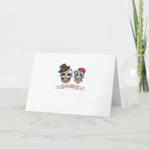 Tarjeta Hasta La Muerte Nos Hacen Calavera Boda Novia Y Gr