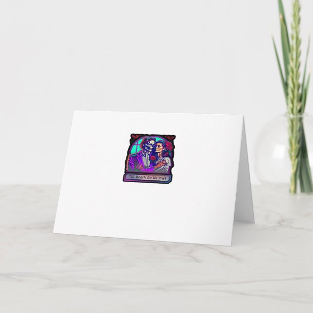 Tarjeta Hasta que la Muerte nos Separe Clásico – Estética  (Anverso)