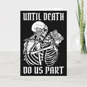 Tarjeta Hasta que la muerte nos separe Día de San Valentín