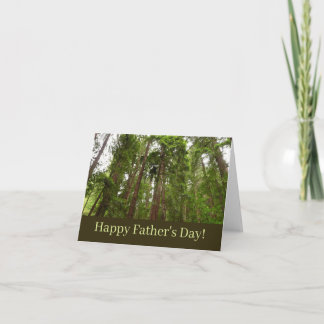 Tarjeta Hasta Redwoods Feliz Día del Padre