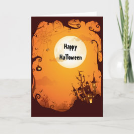 Tarjeta Haunting All Hallow Eve