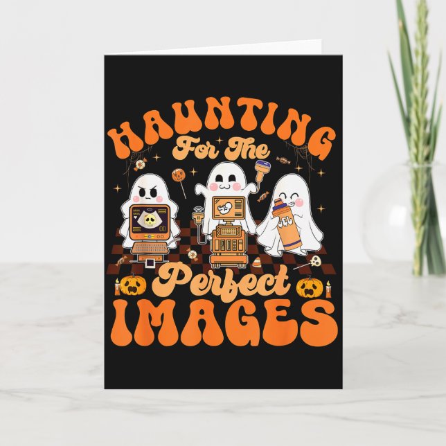 Tarjeta Haunting For The Perfect Images Medical Ultrasound (Anverso)