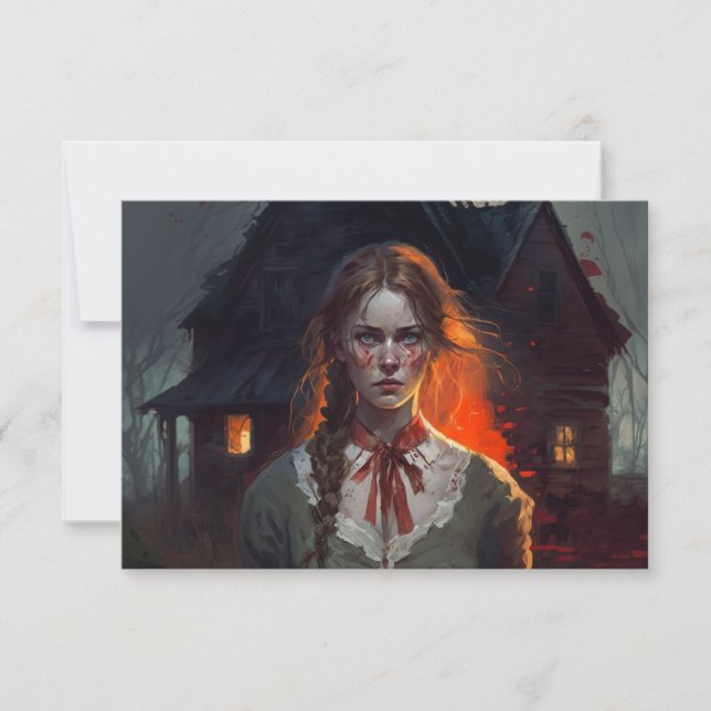 Tarjeta Haunting house (Anverso)