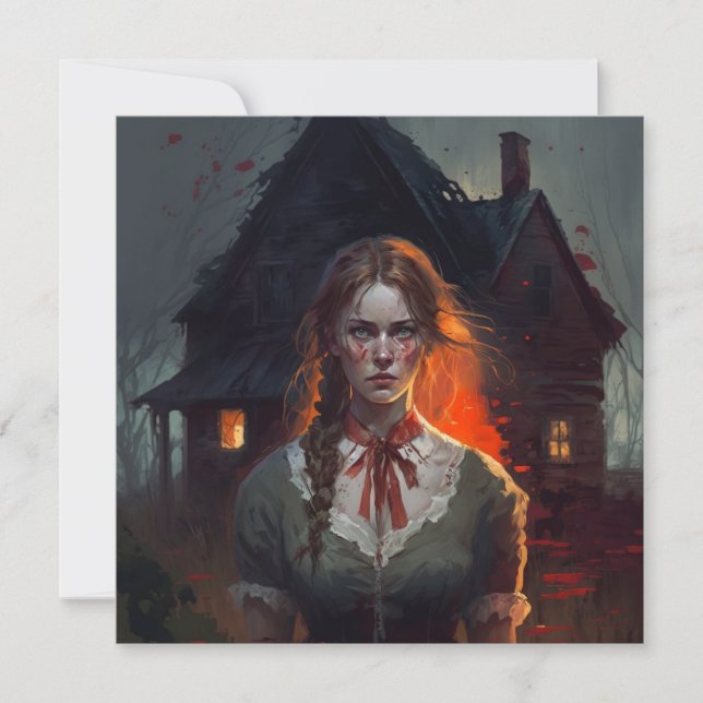 Tarjeta Haunting house (Anverso)