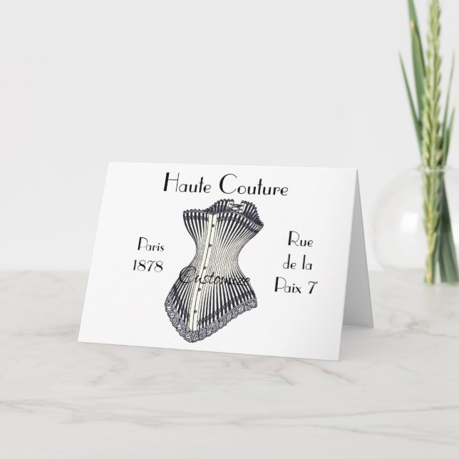 Tarjeta Haute Couture Corset Thunder_Cove (Anverso)