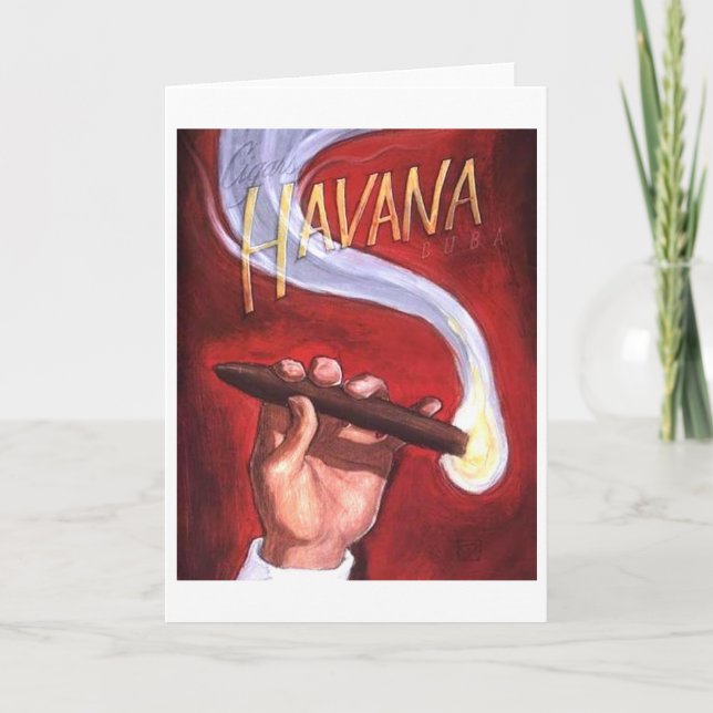 Tarjeta Havana Cigar (Anverso)