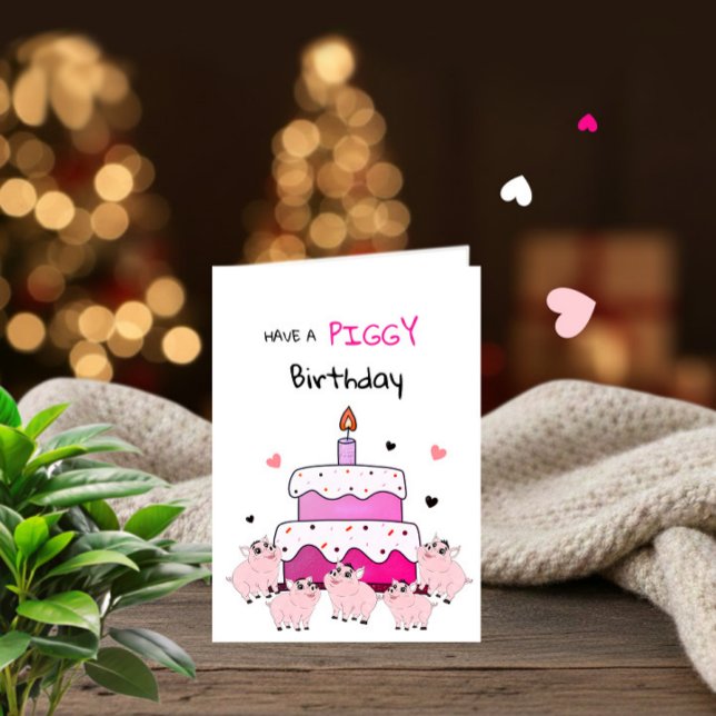 TARJETA HAVE A PIGGY BIRTHDAY! (Subido por el creador)