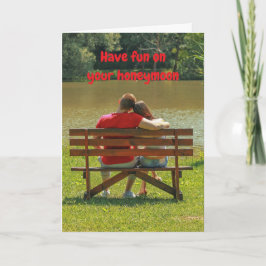 Tarjeta Have fun on your honeymoon.