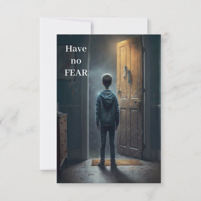 Tarjeta Have no Fear (Anverso)