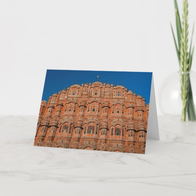 Tarjeta Hawa Mahal, Jaipur (India) (Anverso)