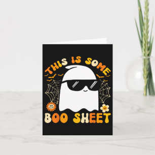 Tarjeta ¿Hay alguna hoja de boom de Halloween Fantasma Fun