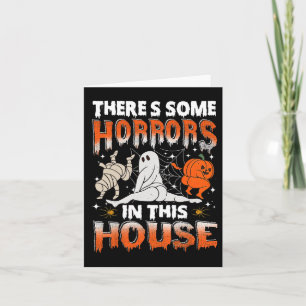 Tarjeta Hay algunos horrores en esta calabaza fantasma H