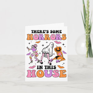 Tarjeta Hay algunos horrores en esta casa del divertido fa